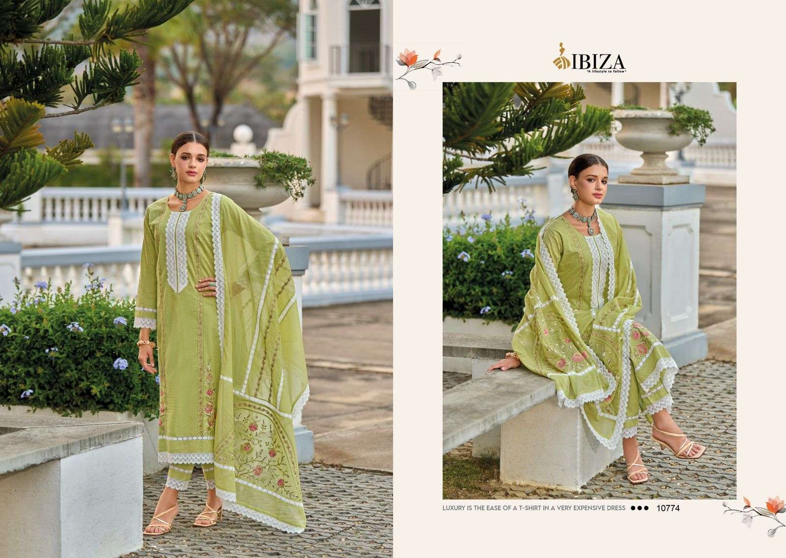 Ibiza Raysa Vol 2 Cotton Embroidered Salwar Suit Wholesale catalog