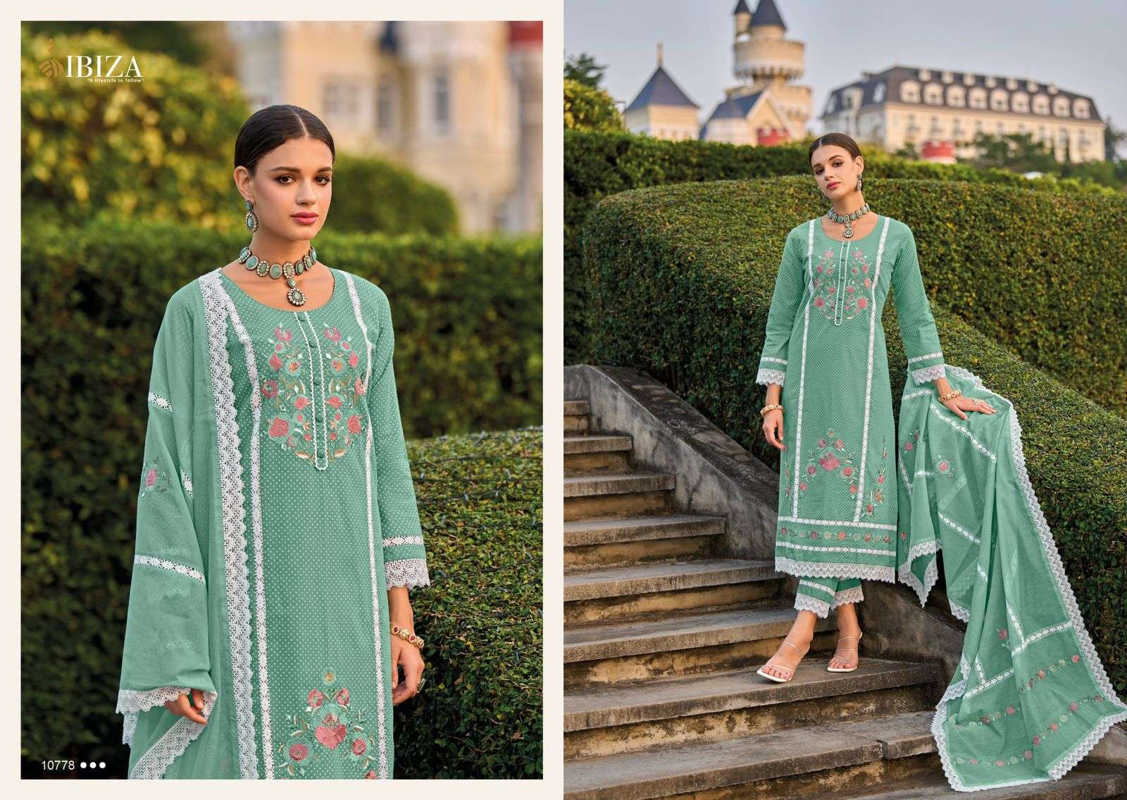 Ibiza Raysa Vol 2 Cotton Embroidered Salwar Suit Wholesale catalog