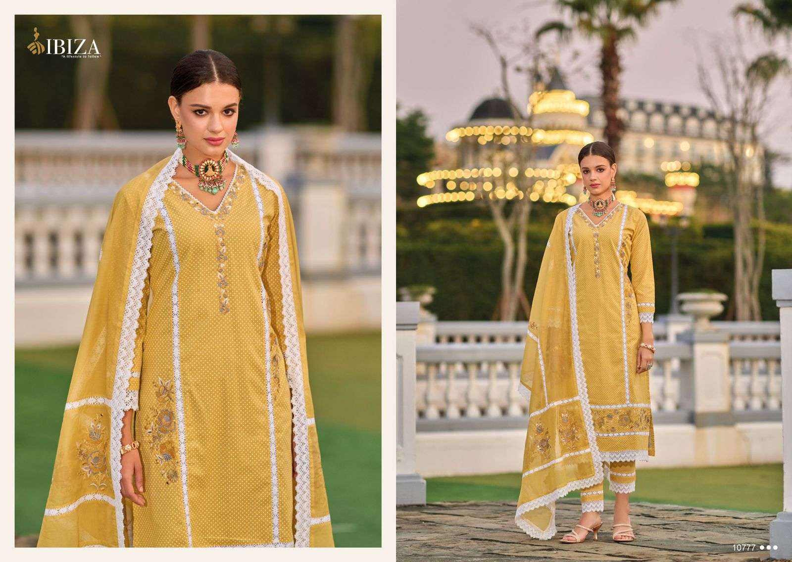 Ibiza Raysa Vol 2 Cotton Embroidered Salwar Suit Wholesale catalog