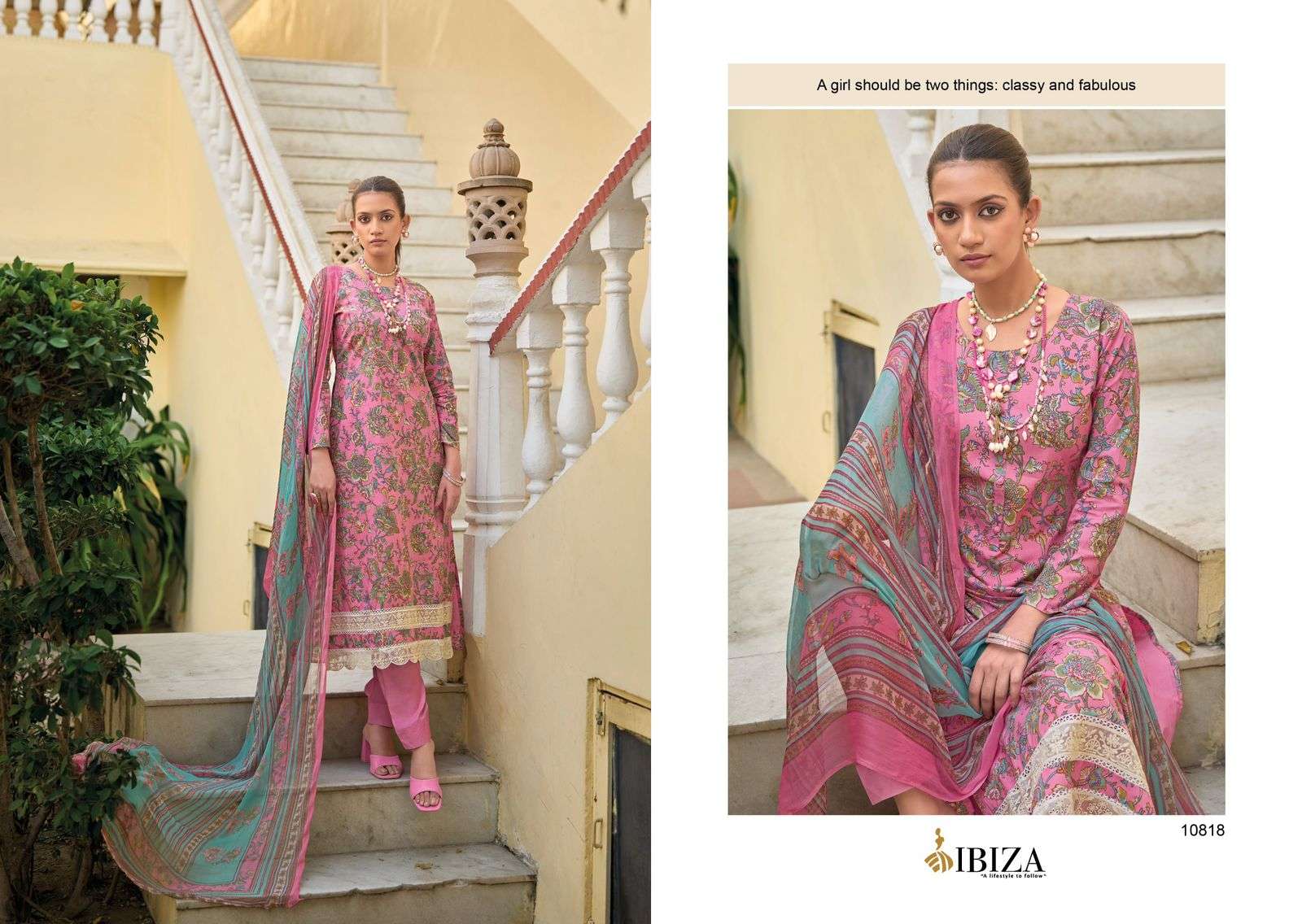 Ibiza Yuvti Lawn Cotton Designer Salwar Suits Wholesale catalog