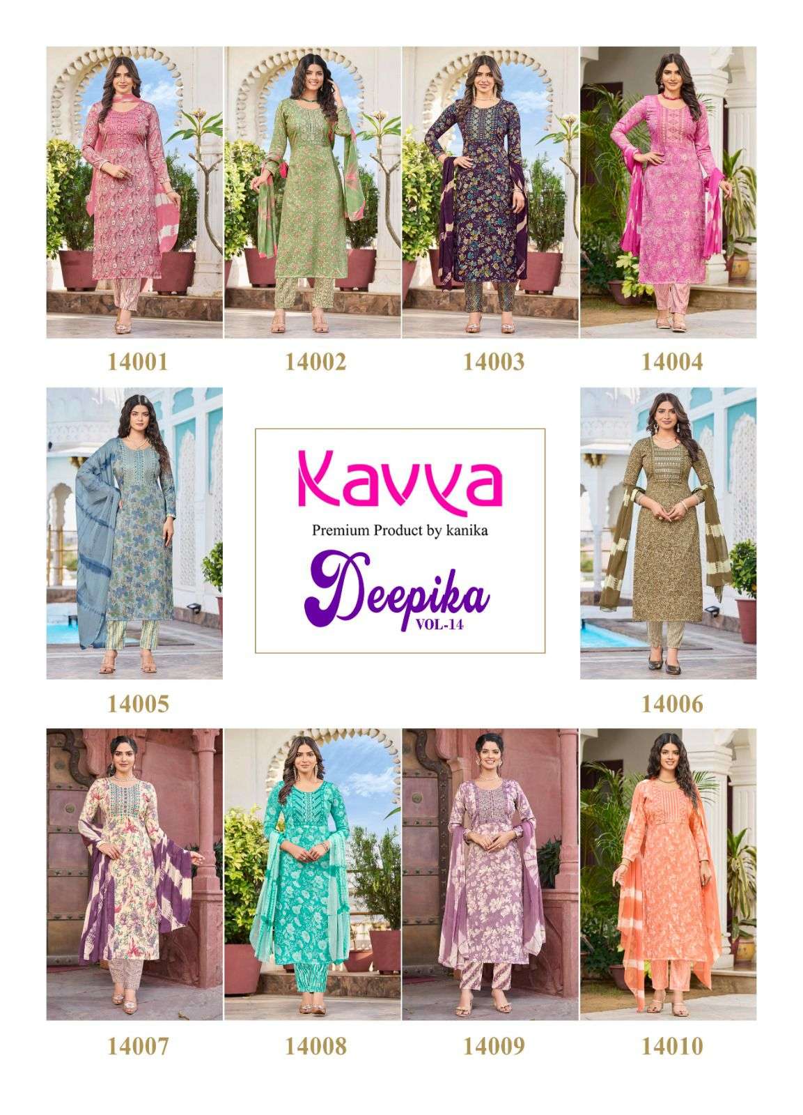 Kavya Deepika Vol 14 Kurti Wholesale catalog