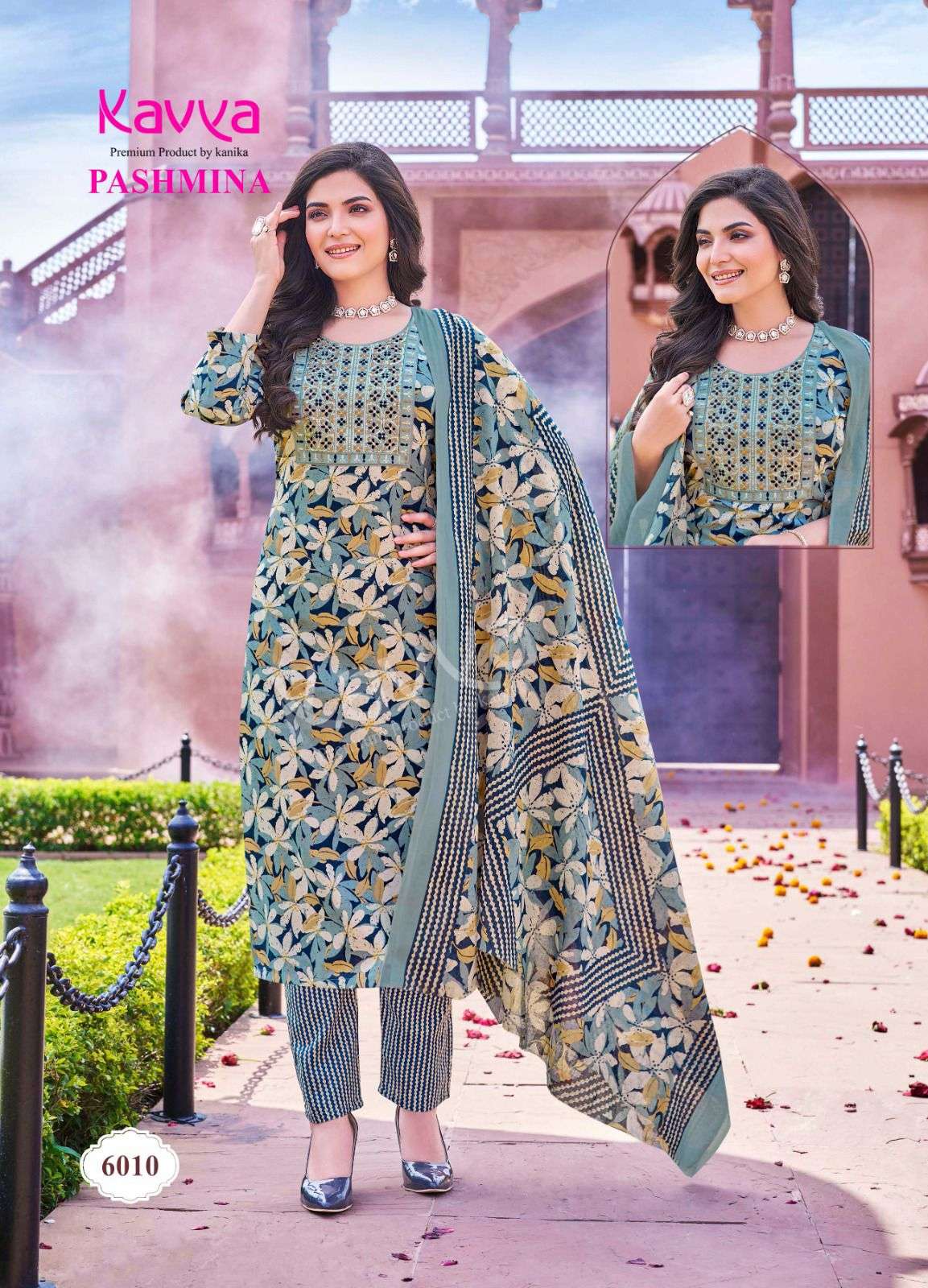 KAVYA  PASHMINA Vol -6 Kurti Wholesale catalog