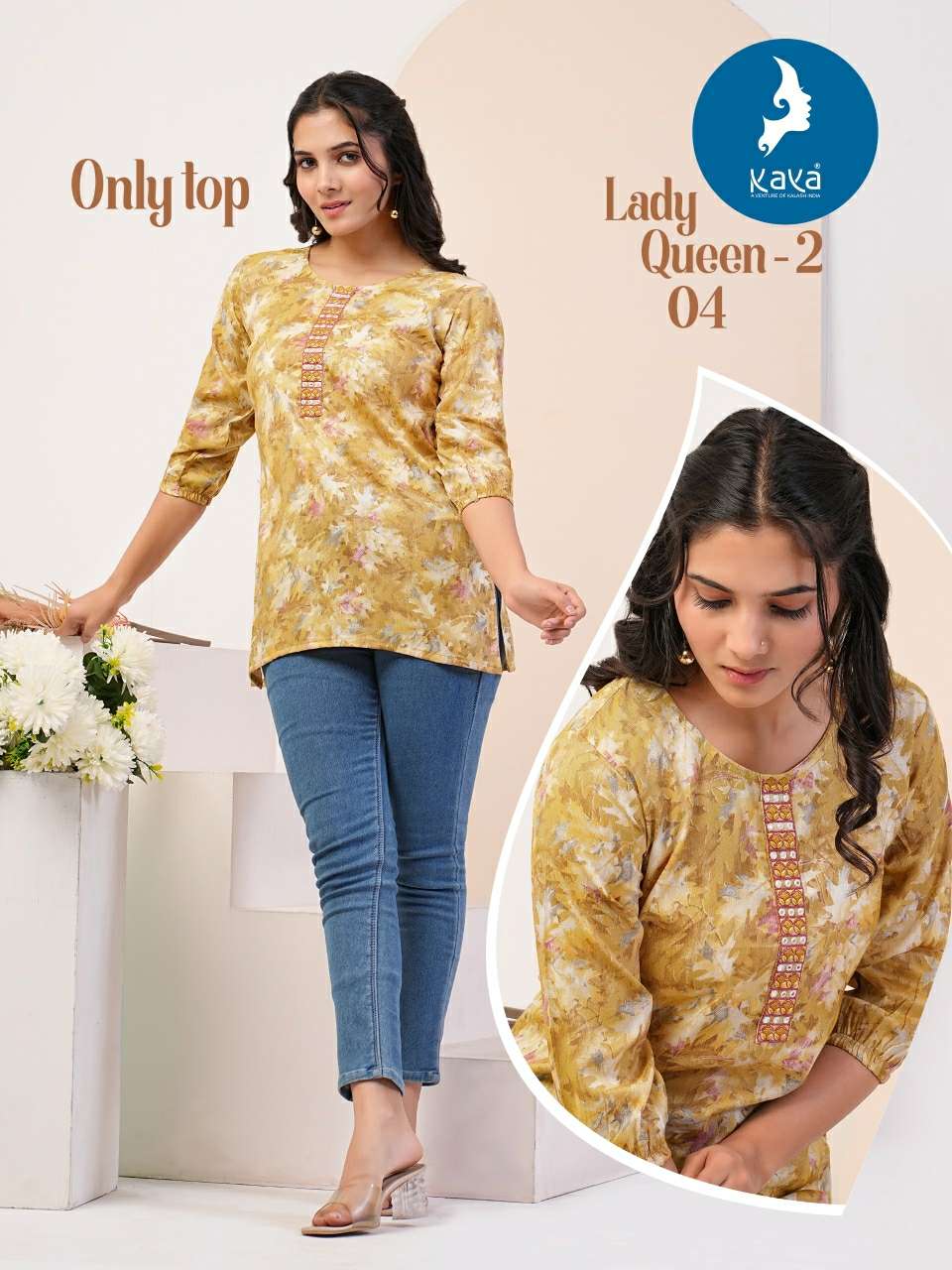 KAYA LADY QUEEN 2 Kurti Wholesale catalog