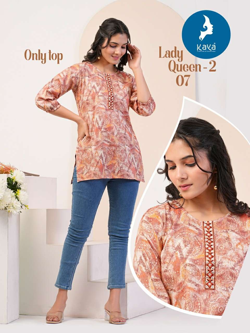 KAYA LADY QUEEN 2 Kurti Wholesale catalog