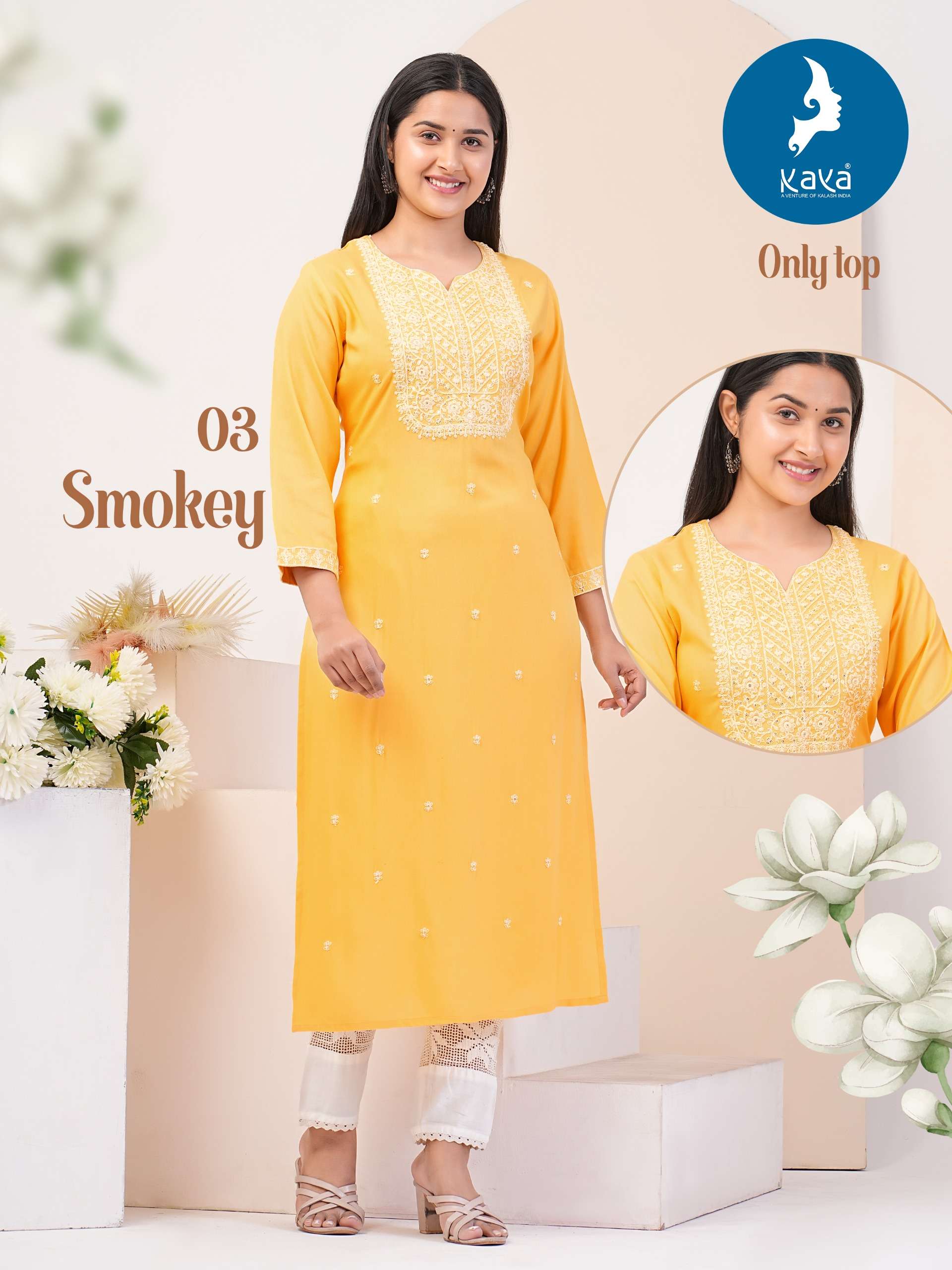 KAYA SMOKEY Kurti Wholesale catalog