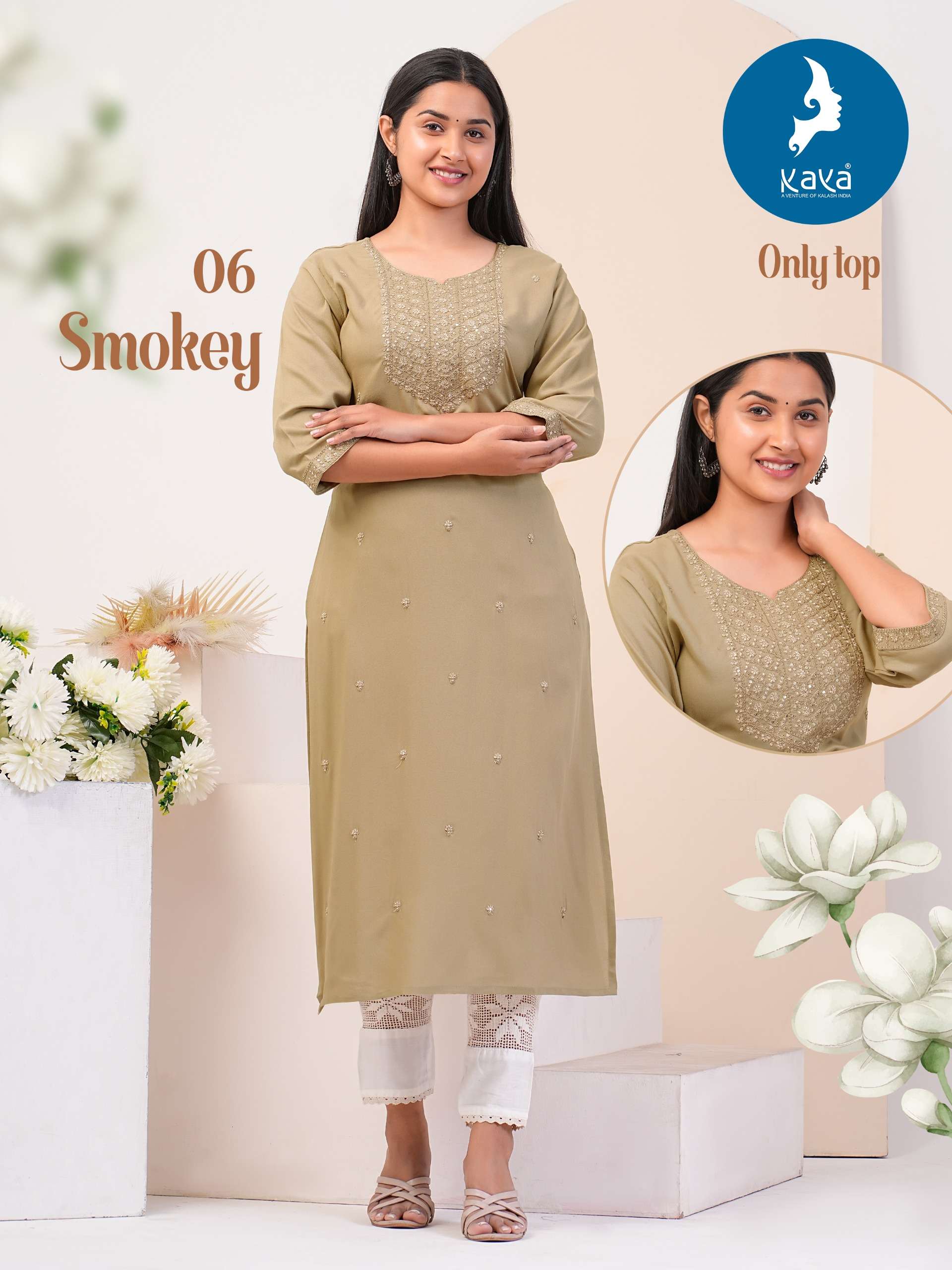 KAYA SMOKEY Kurti Wholesale catalog