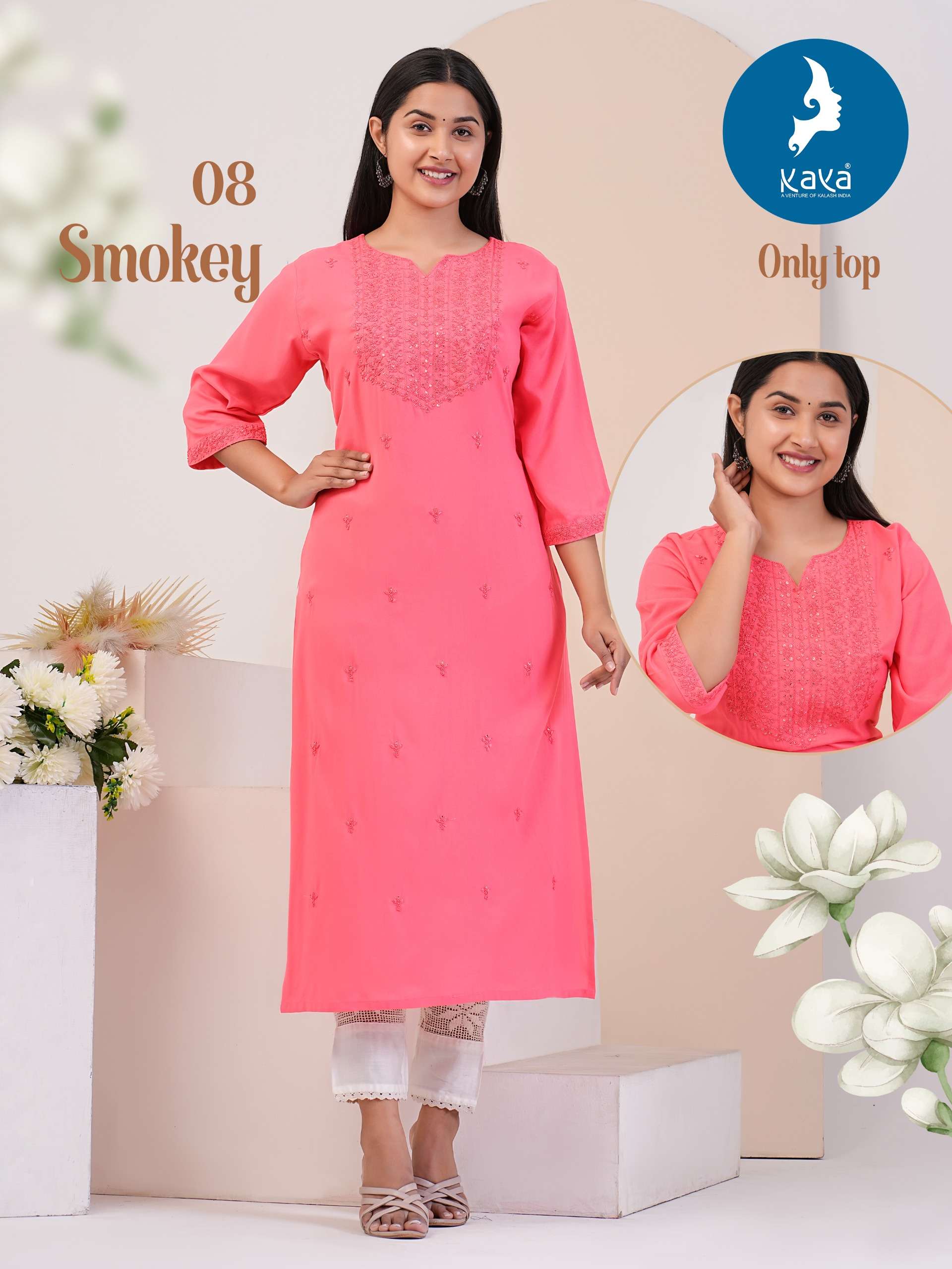 KAYA SMOKEY Kurti Wholesale catalog