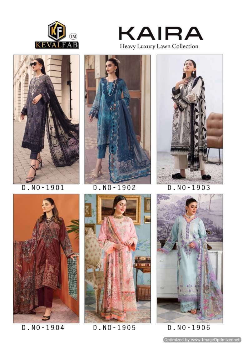 Keval Kaira Vol-19 – Dress Material - Wholesale Catalog