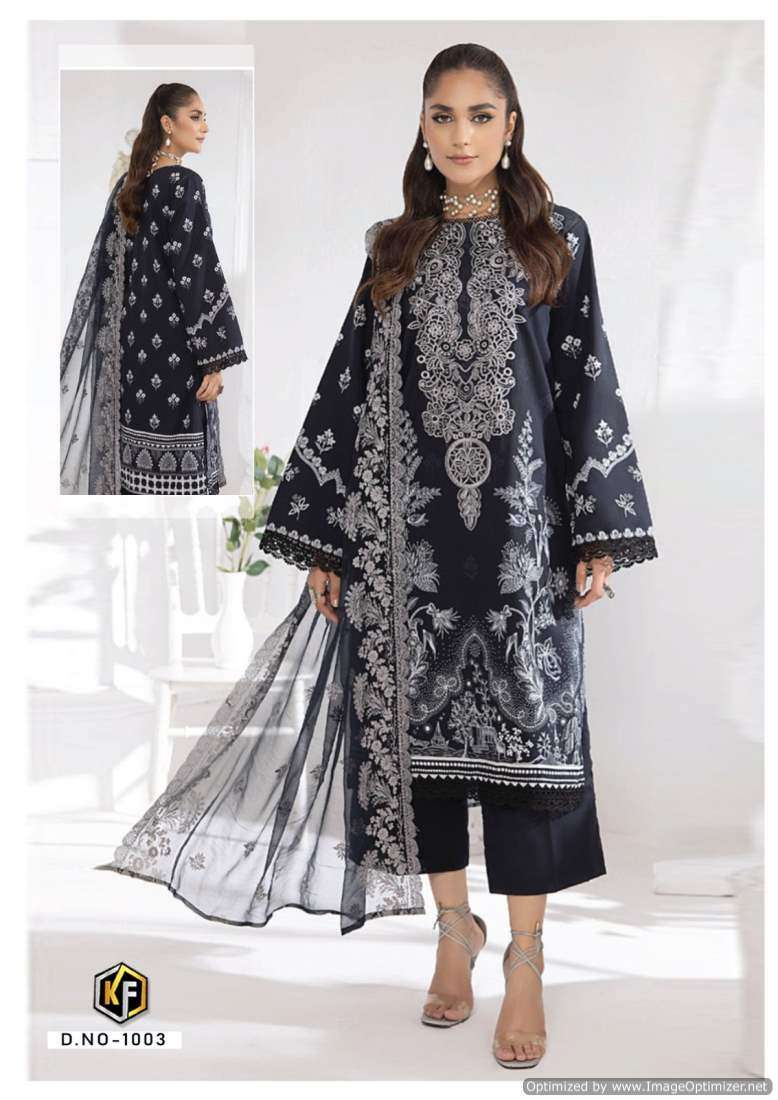 Keval Roha Black And White – Dress Material - Wholesale Catalog