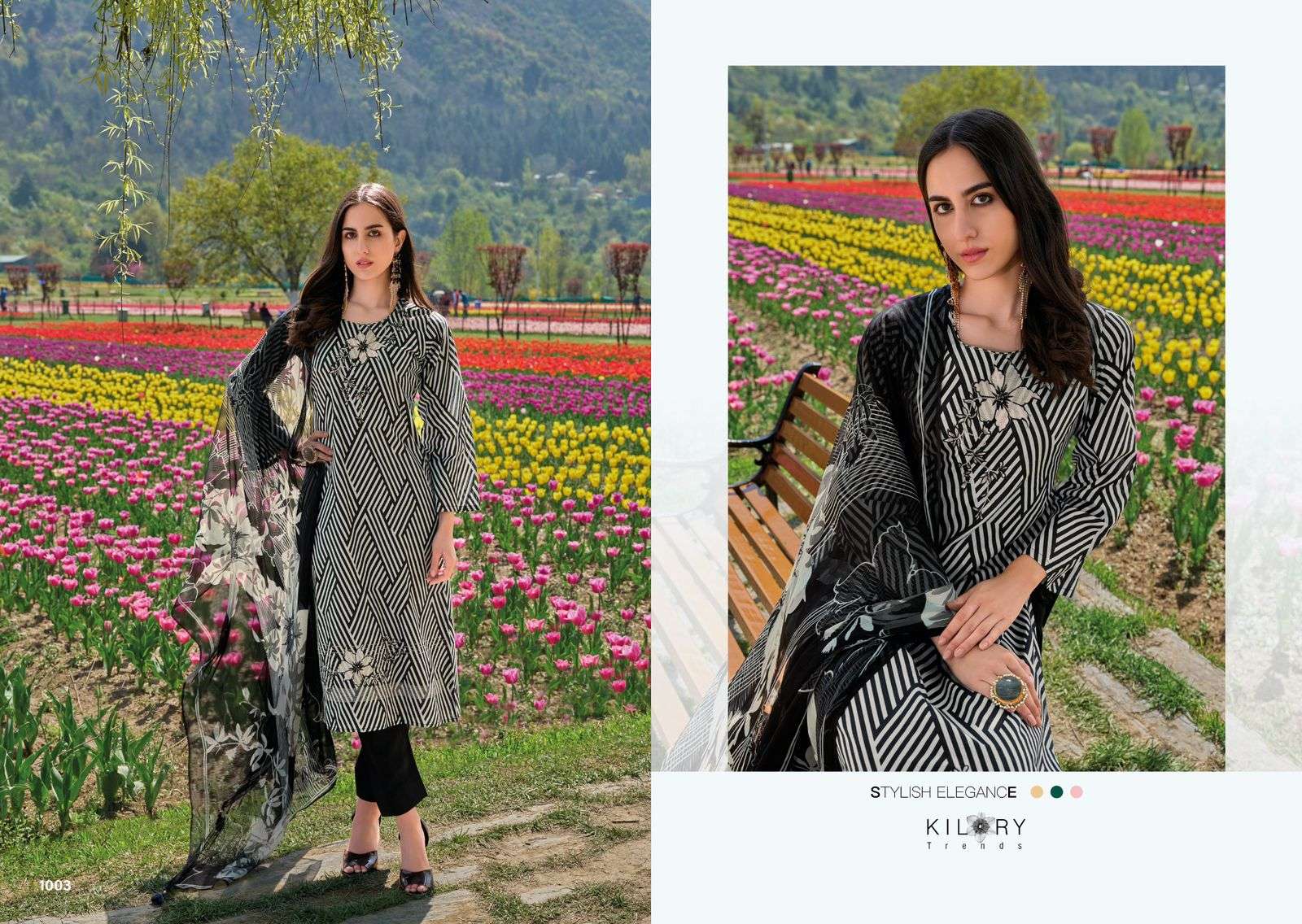 Kilory Elnaz Vol 2 Lawn Cotton Salwar Kameez Wholesale catalog
