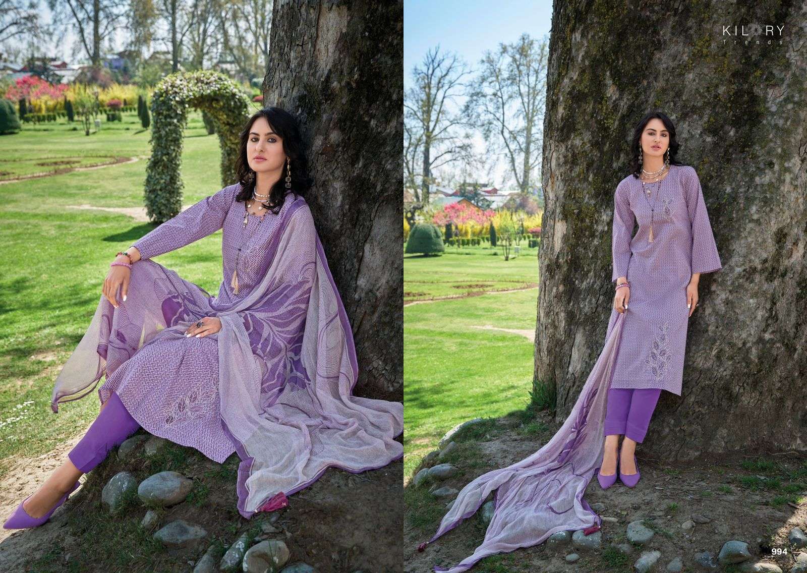 Kilory Safar Lawn Cotton Embroidery Salwar Kameez Wholesale catalog