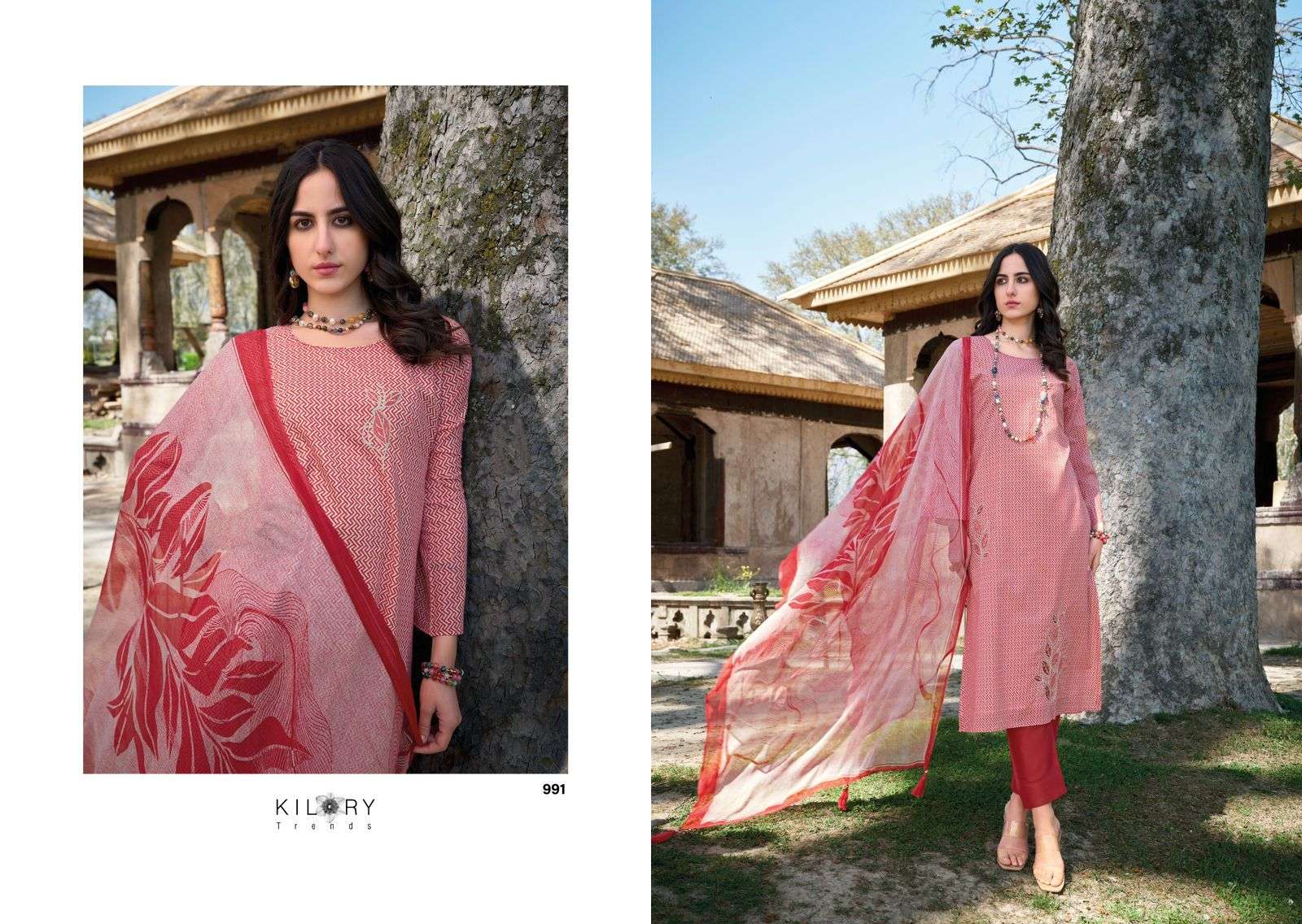 Kilory Safar Lawn Cotton Embroidery Salwar Kameez Wholesale catalog