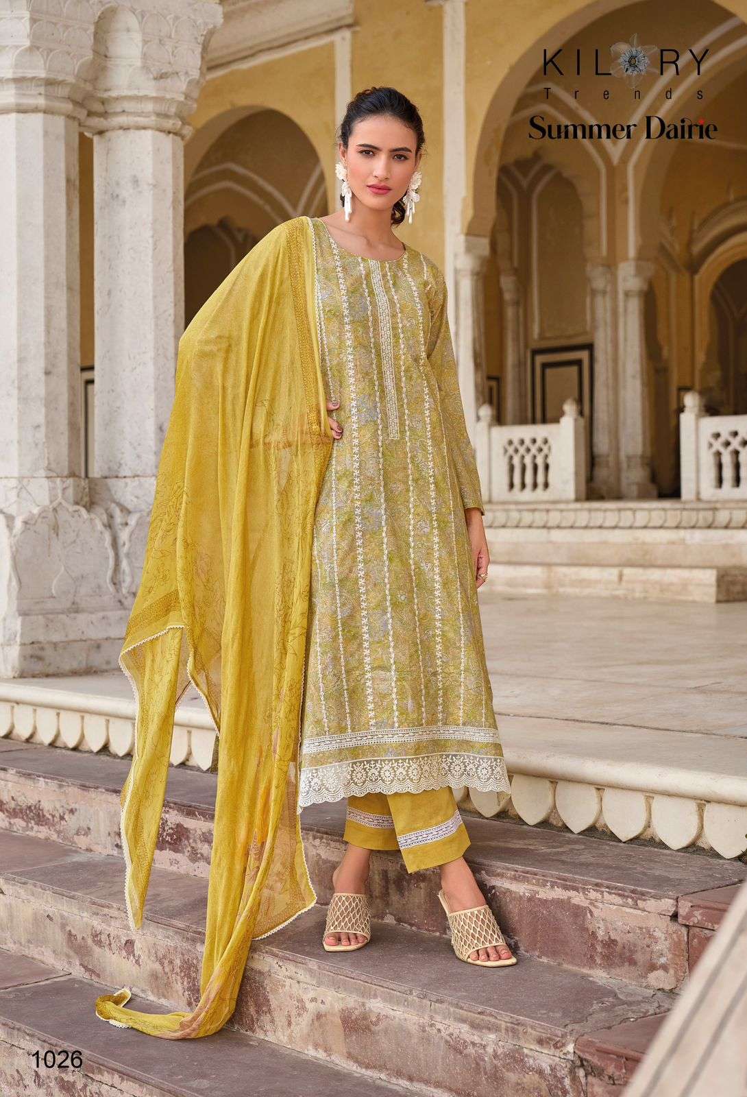 Kilory Summer Dairie Lawn Cotton Salwar Kameez Wholesale catalog