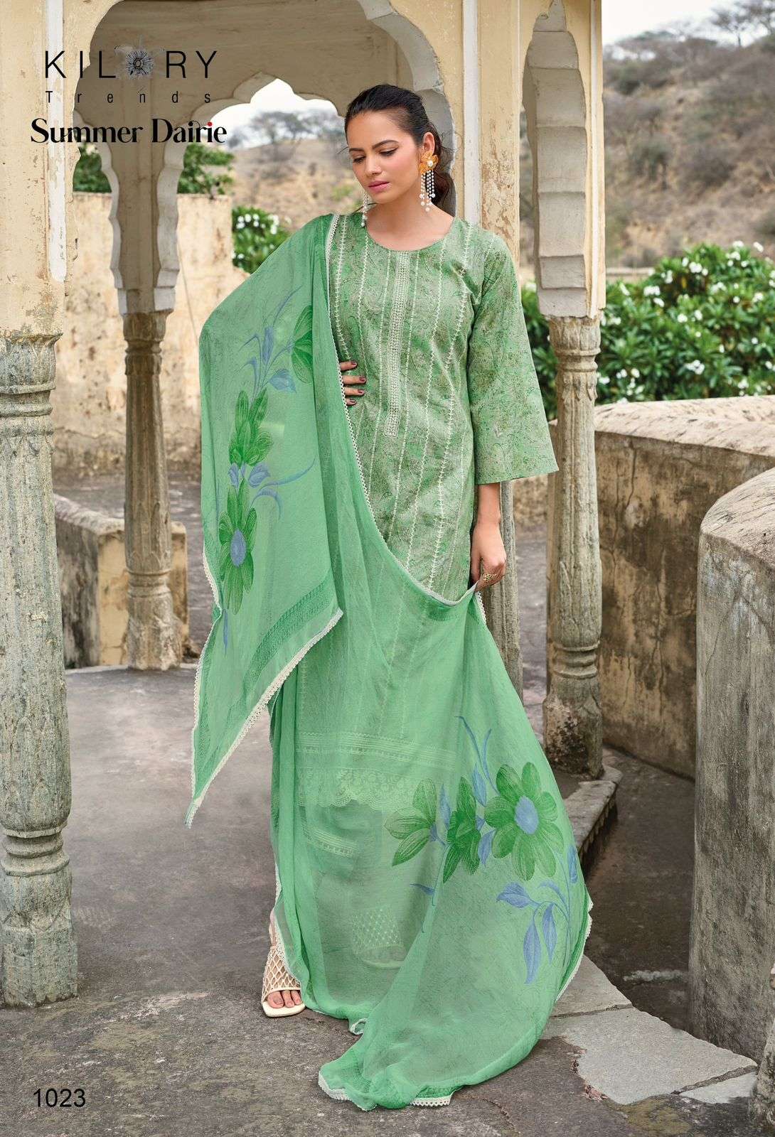 Kilory Summer Dairie Lawn Cotton Salwar Kameez Wholesale catalog