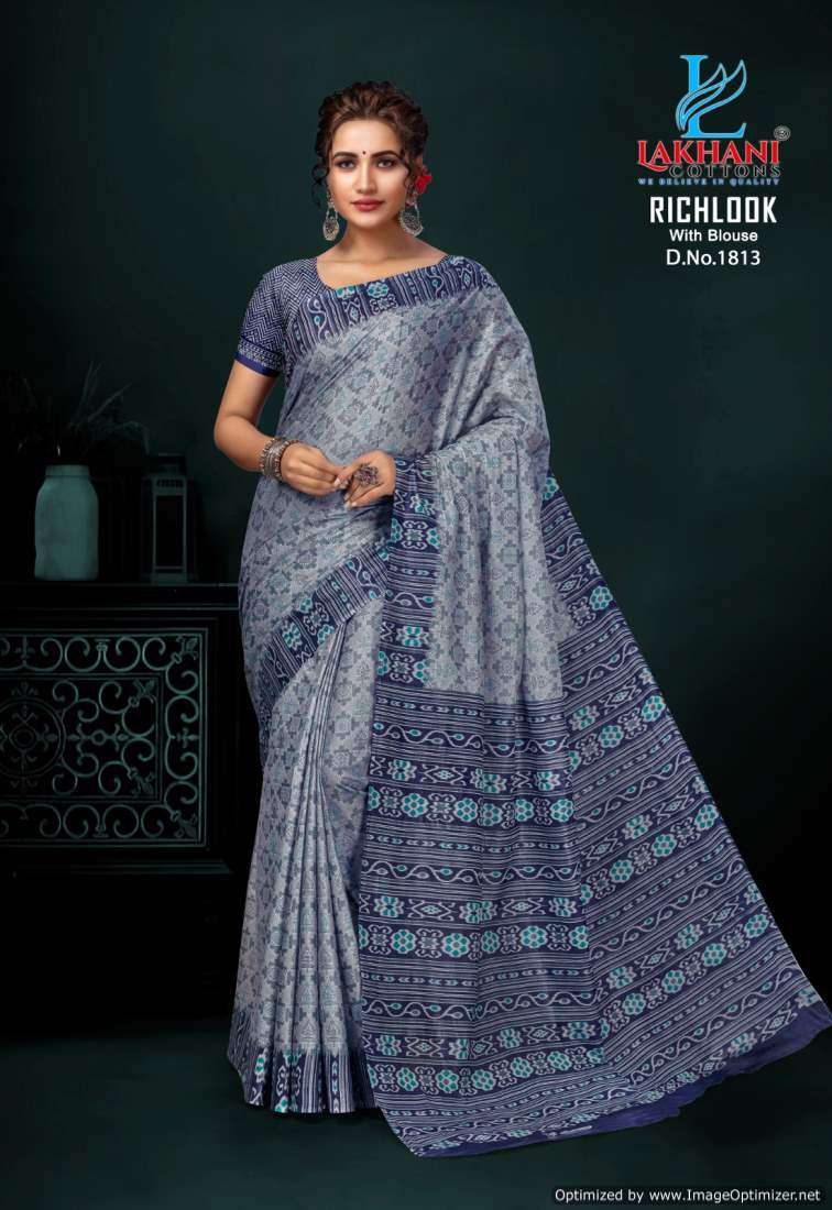 Lakhani Rich Look Vol-18 -Cotton Saree -Wholesale Catalog