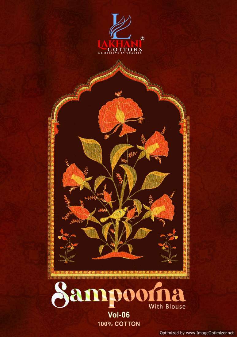 Lakhani Sampoorna Vol-6 – Cotton Sarees - Wholesale Catalog
