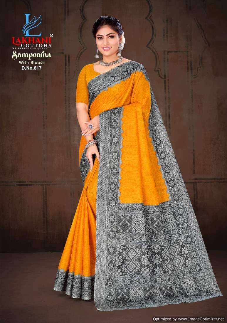 Lakhani Sampoorna Vol-6 – Cotton Sarees - Wholesale Catalog