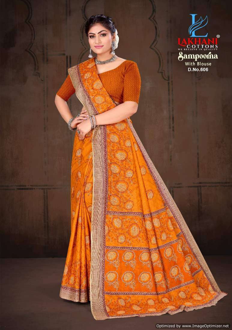 Lakhani Sampoorna Vol-6 – Cotton Sarees - Wholesale Catalog