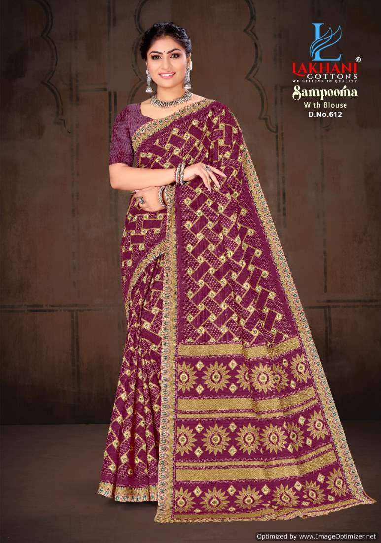 Lakhani Sampoorna Vol-6 – Cotton Sarees - Wholesale Catalog