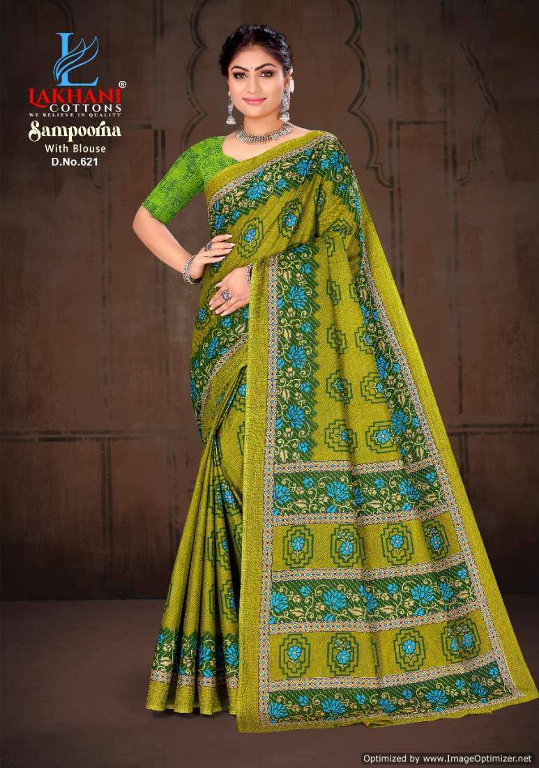 Lakhani Sampoorna Vol-6 – Cotton Sarees - Wholesale Catalog