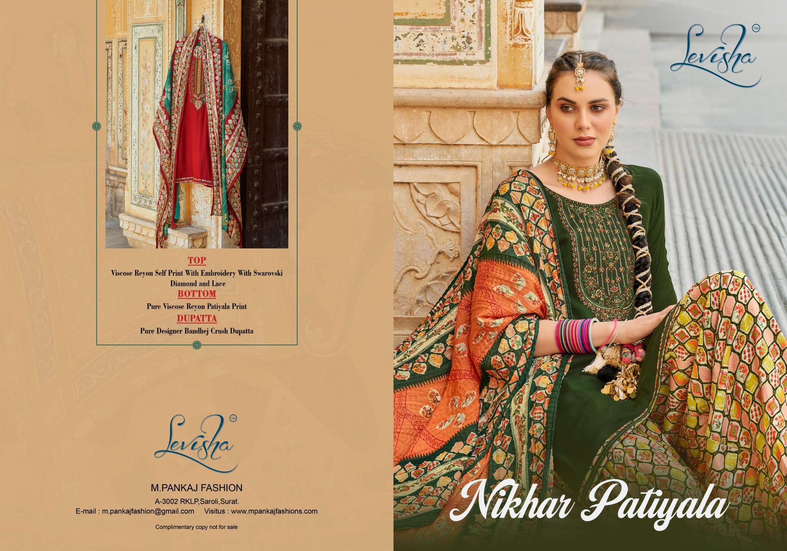 Levisha NIKHAR PATIYALA Dress Materials Wholesale catalog