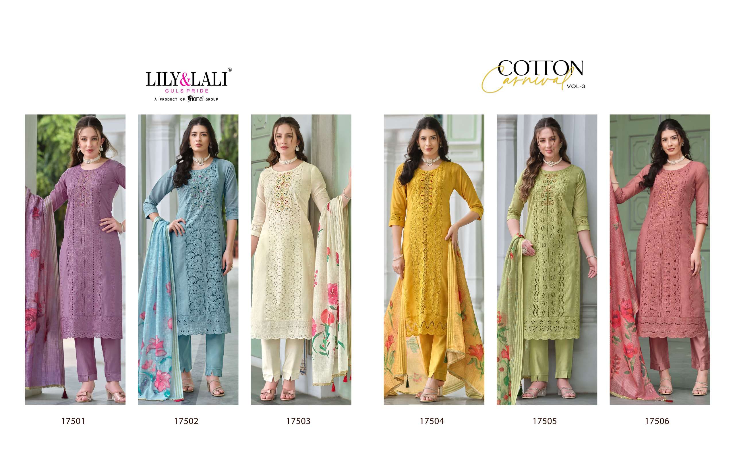 LILY & LALI Cotton Carnival-3 Kurti Wholesale catalog