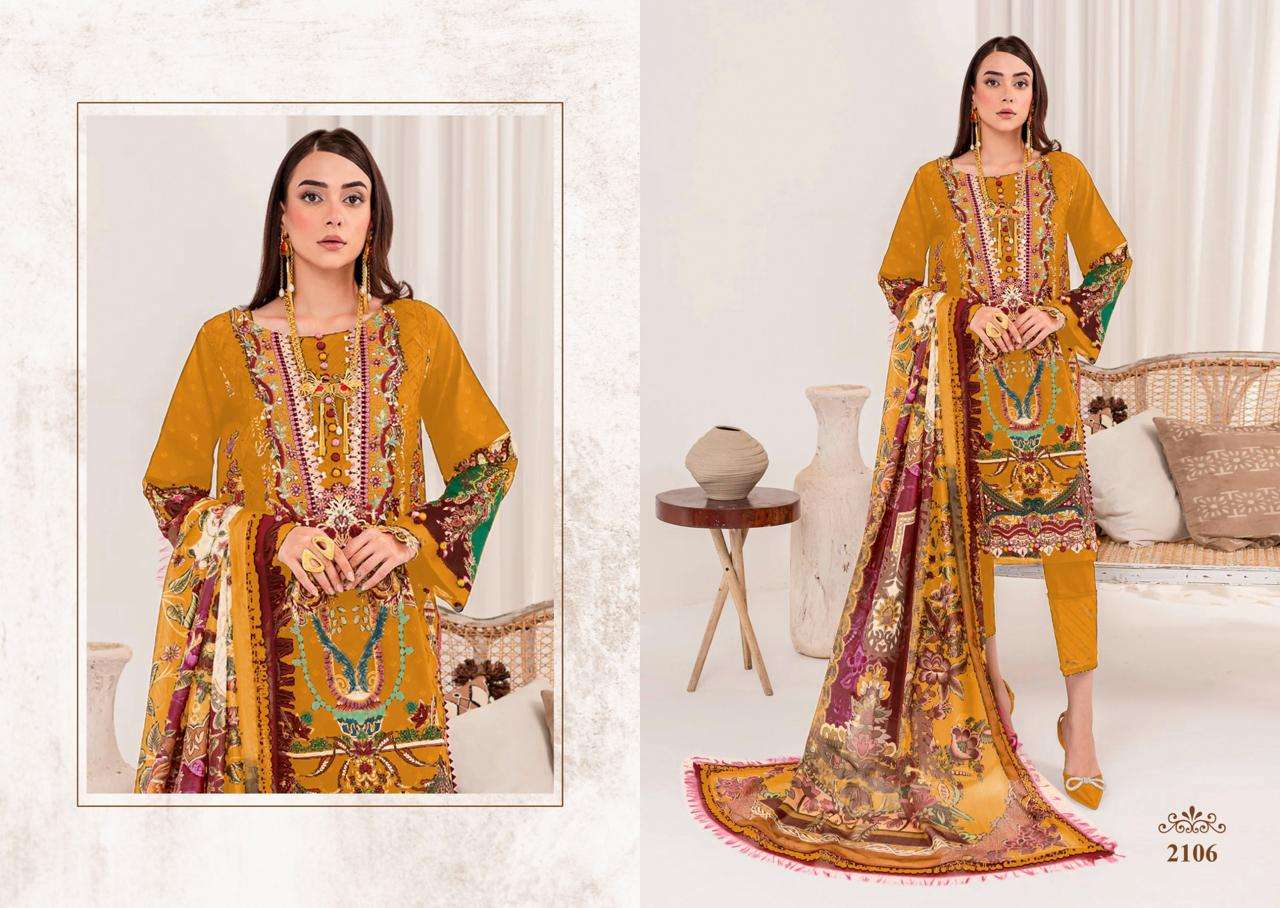 Majesty Cotton Quine Cotton Dupatta Pakistani Suit Wholesale catalog