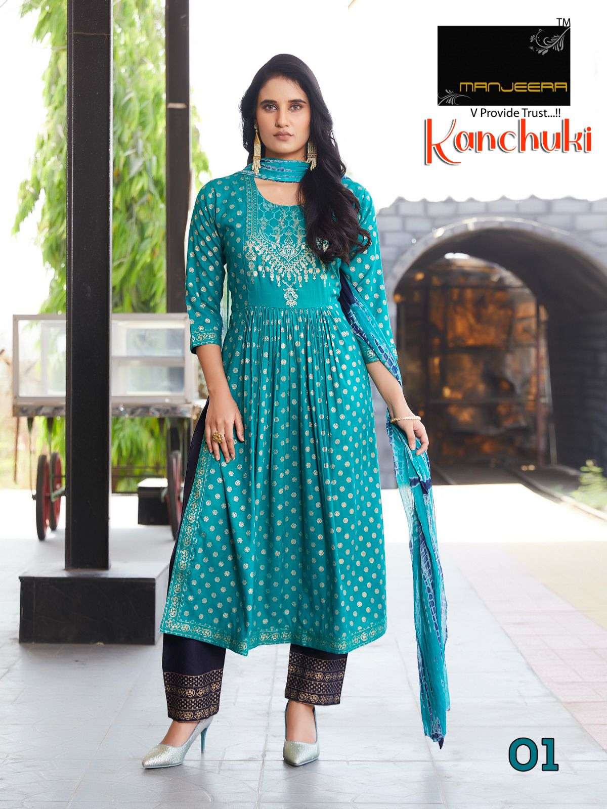 MANJEERA KANCHUKI Kurti Wholesale catalog