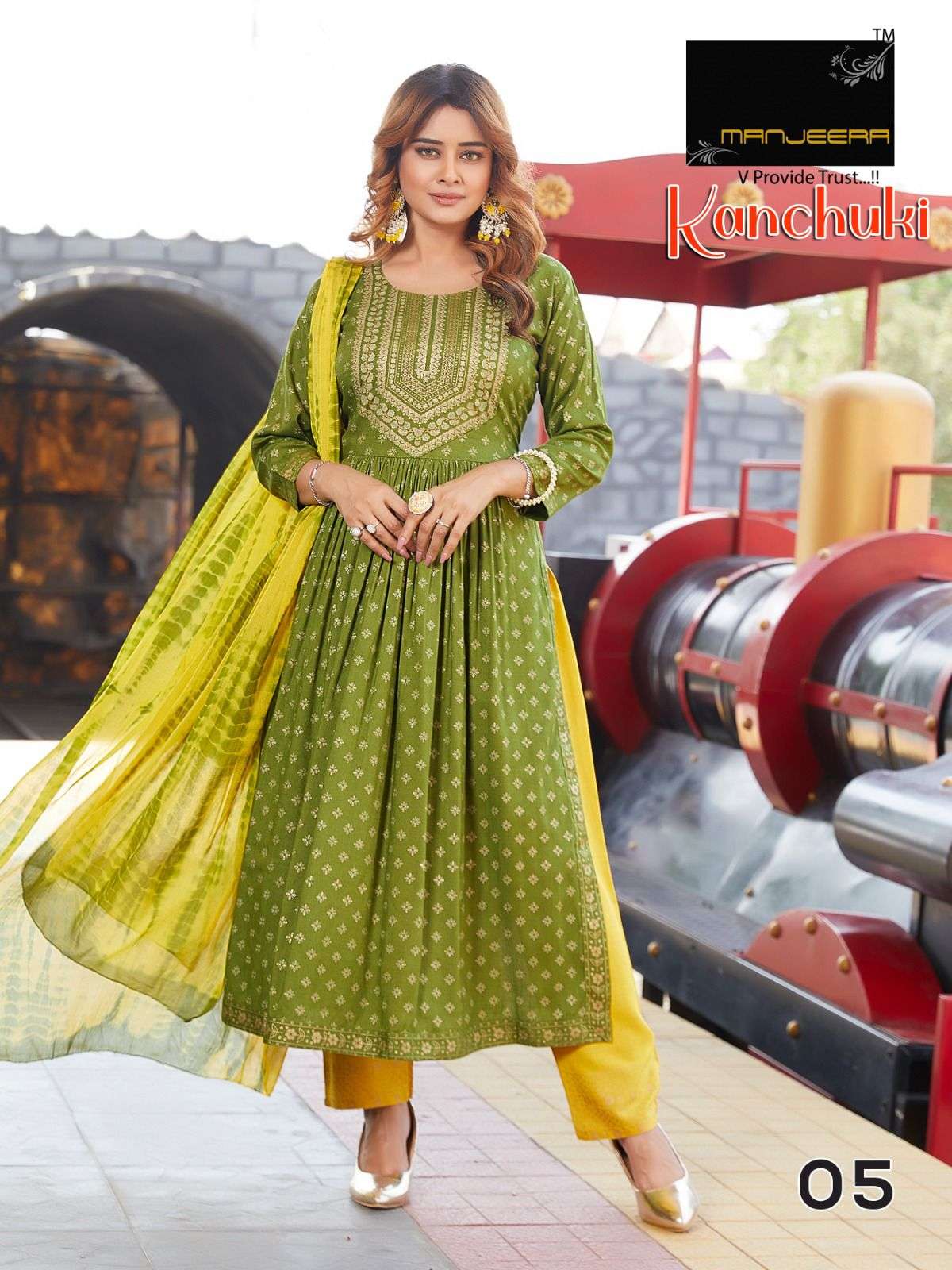 MANJEERA KANCHUKI Kurti Wholesale catalog