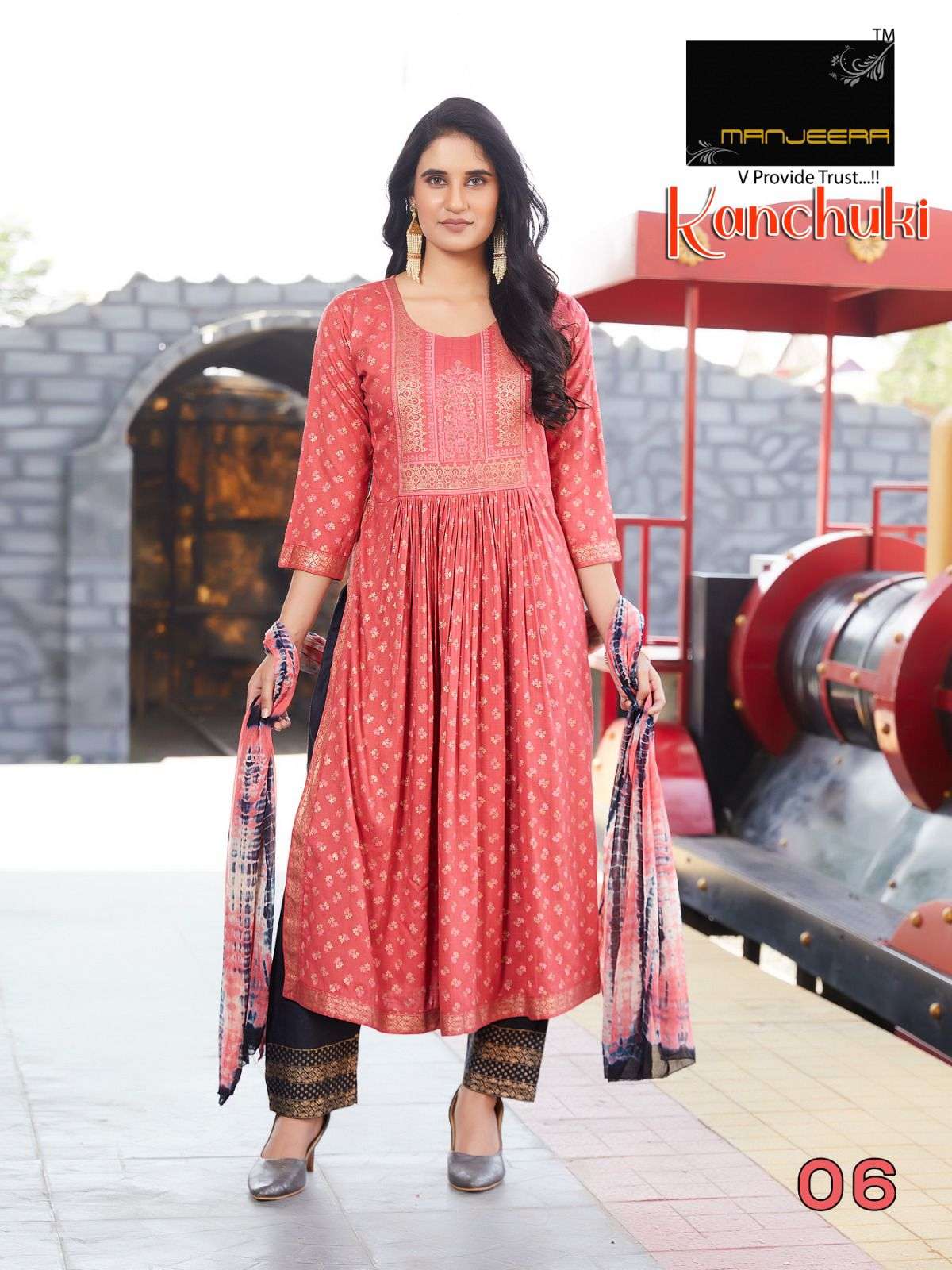 MANJEERA KANCHUKI Kurti Wholesale catalog