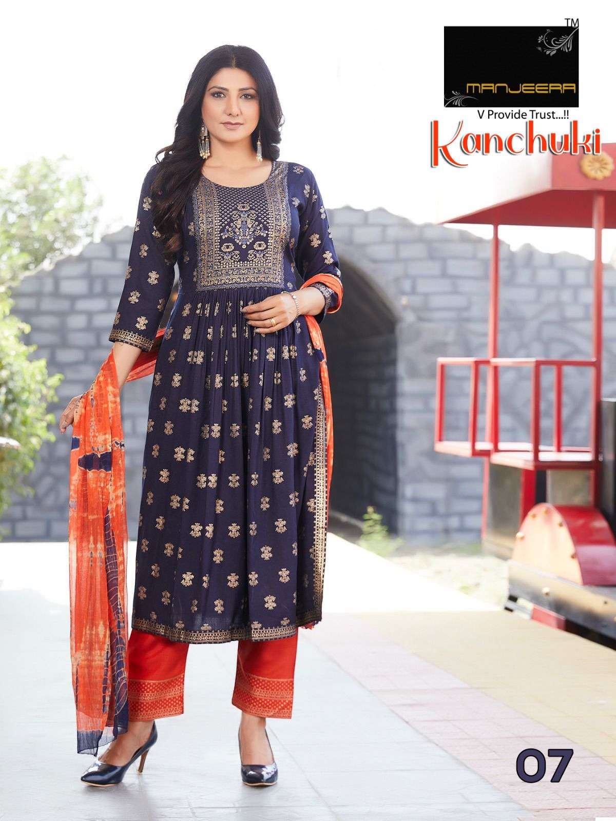 MANJEERA KANCHUKI Kurti Wholesale catalog