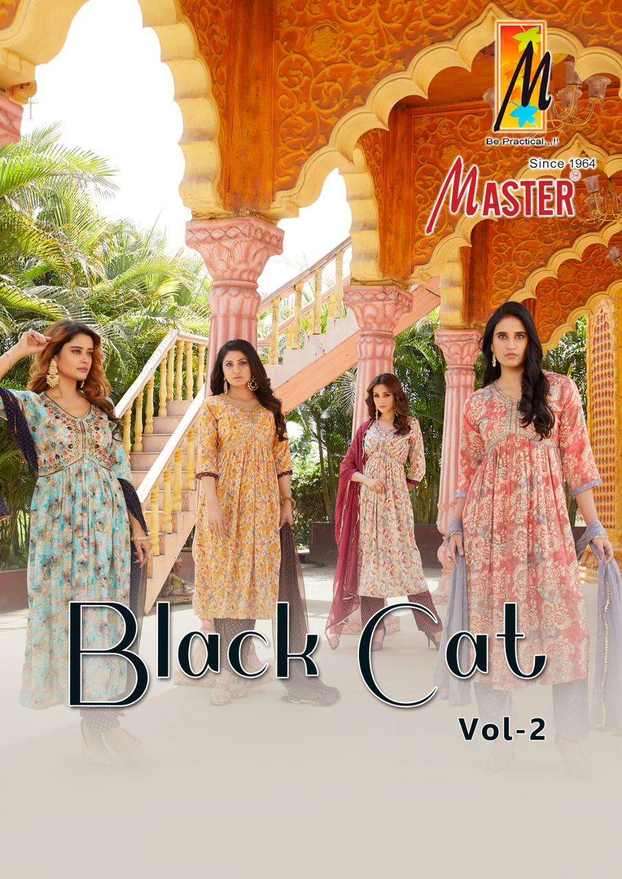 MASTER BLACK CAT AALIYA vol -2 Kurti Wholesale catalog