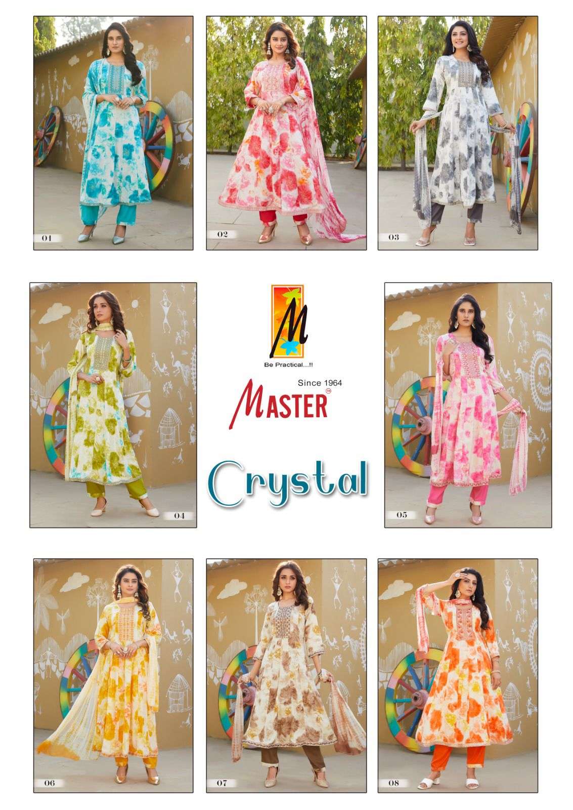 MASTER CRYSTAL GHERA Kurti Wholesale catalog