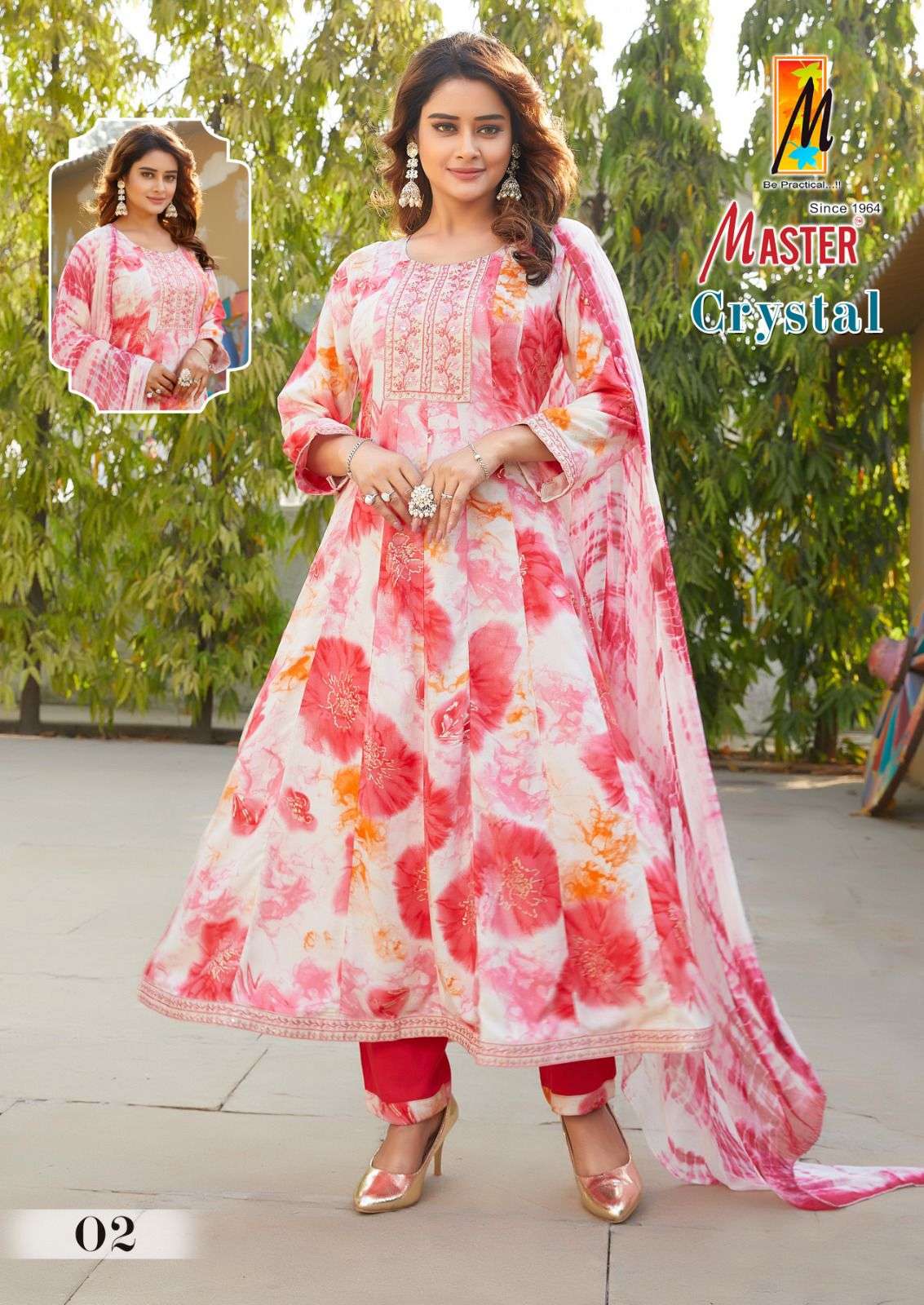 MASTER CRYSTAL GHERA Kurti Wholesale catalog