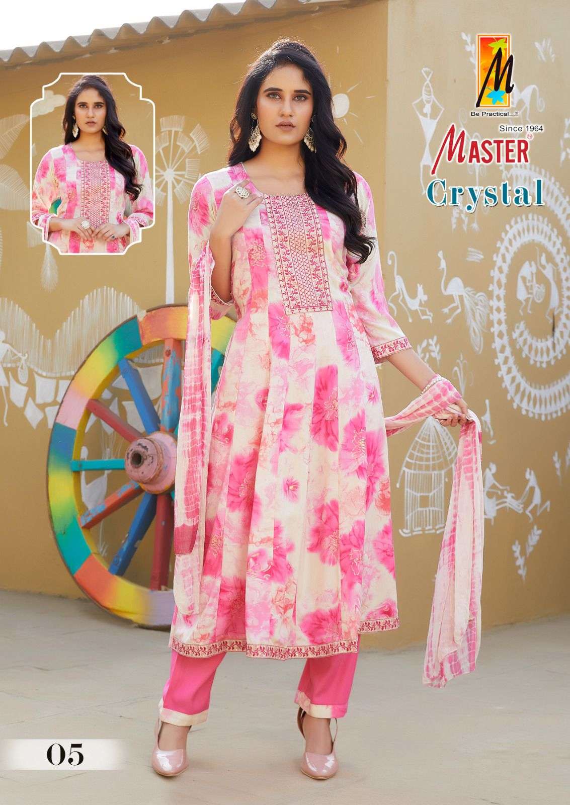 MASTER CRYSTAL GHERA Kurti Wholesale catalog