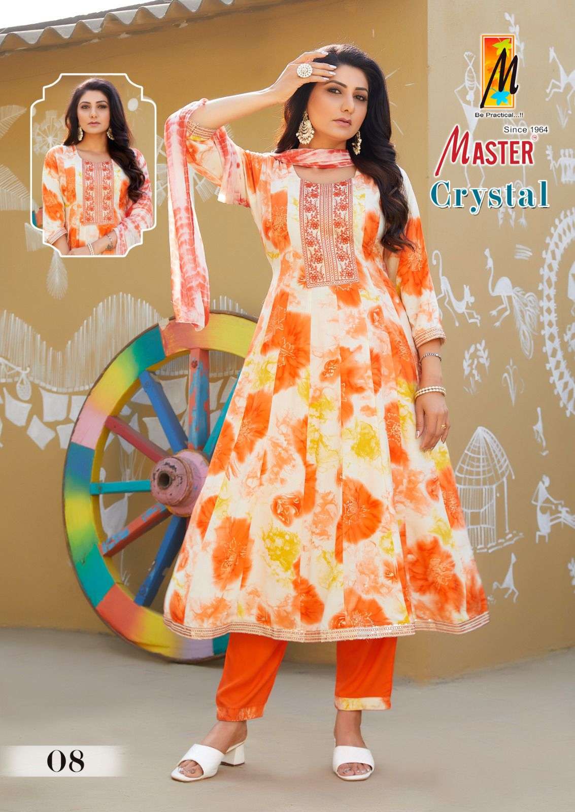 MASTER CRYSTAL GHERA Kurti Wholesale catalog