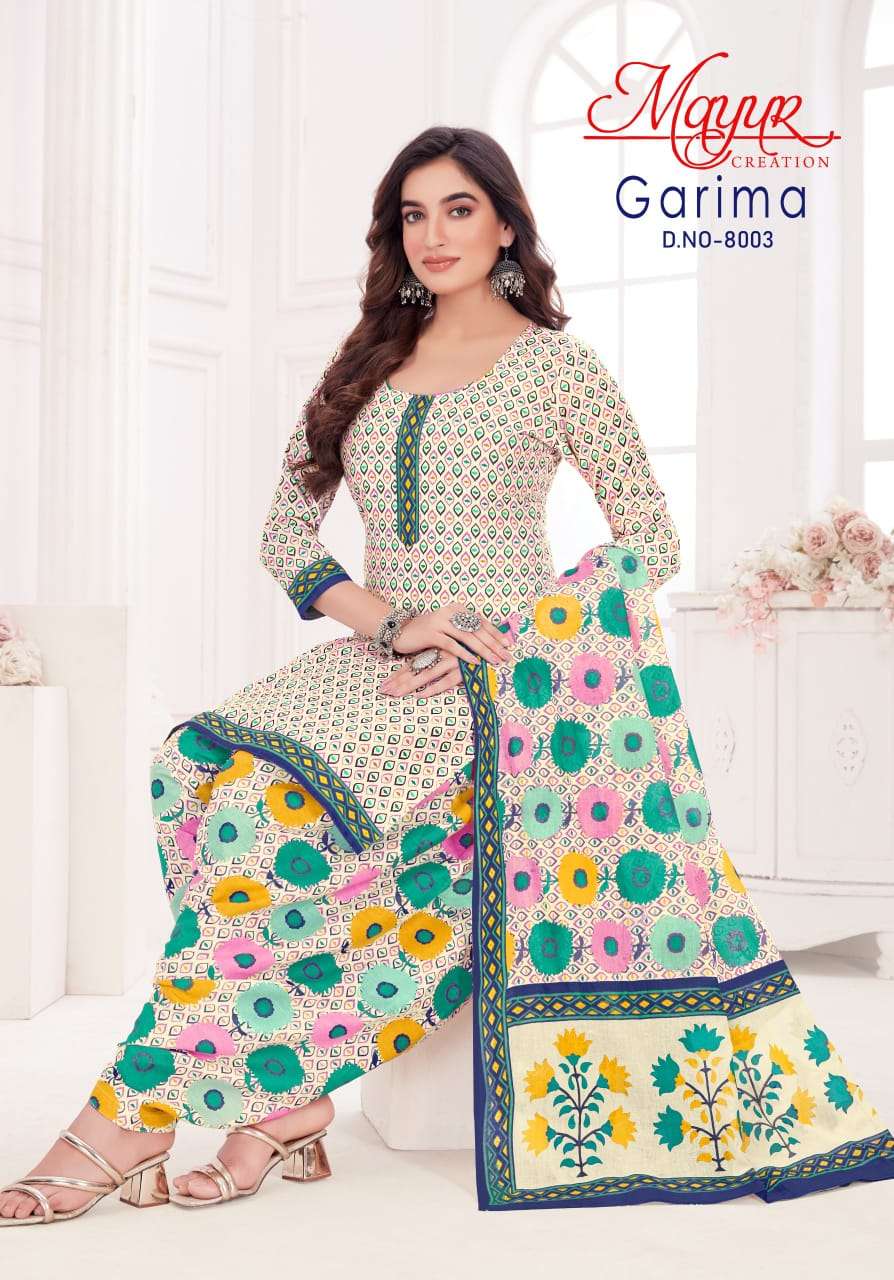 Mayur Garima Vol-8 – Dress Material - Wholesale Catalog