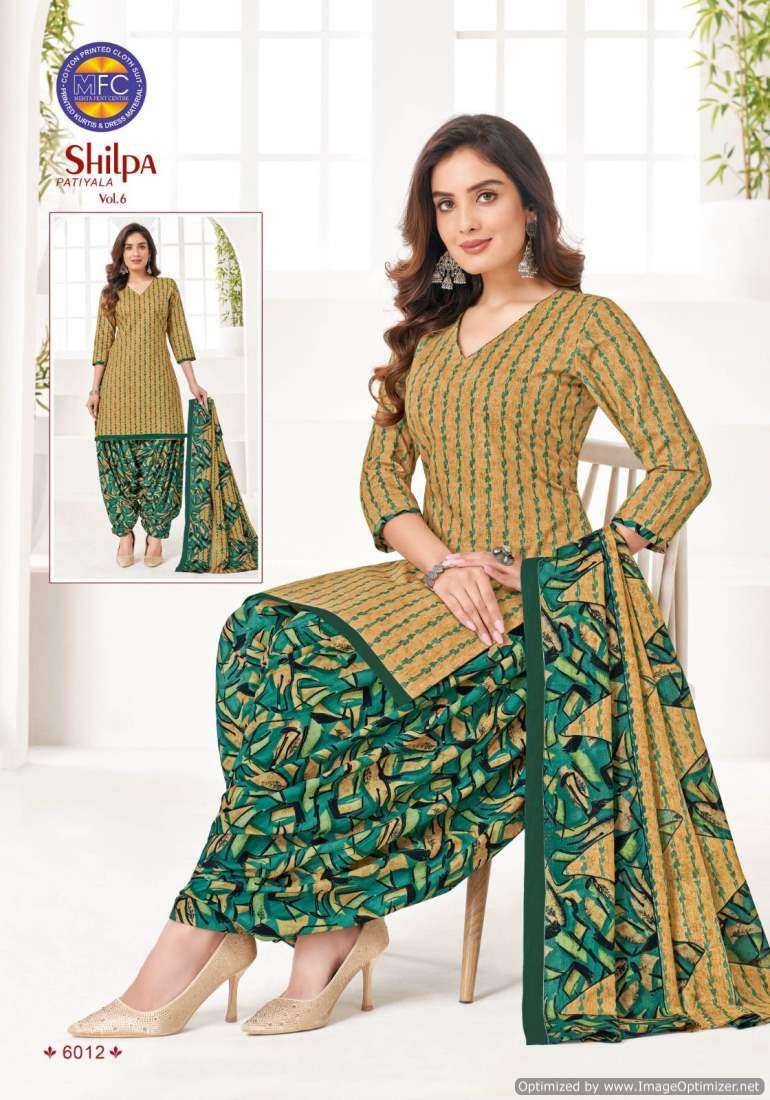 MFC Shilpa Vol-6 – Dress Material - Wholesale Catalog