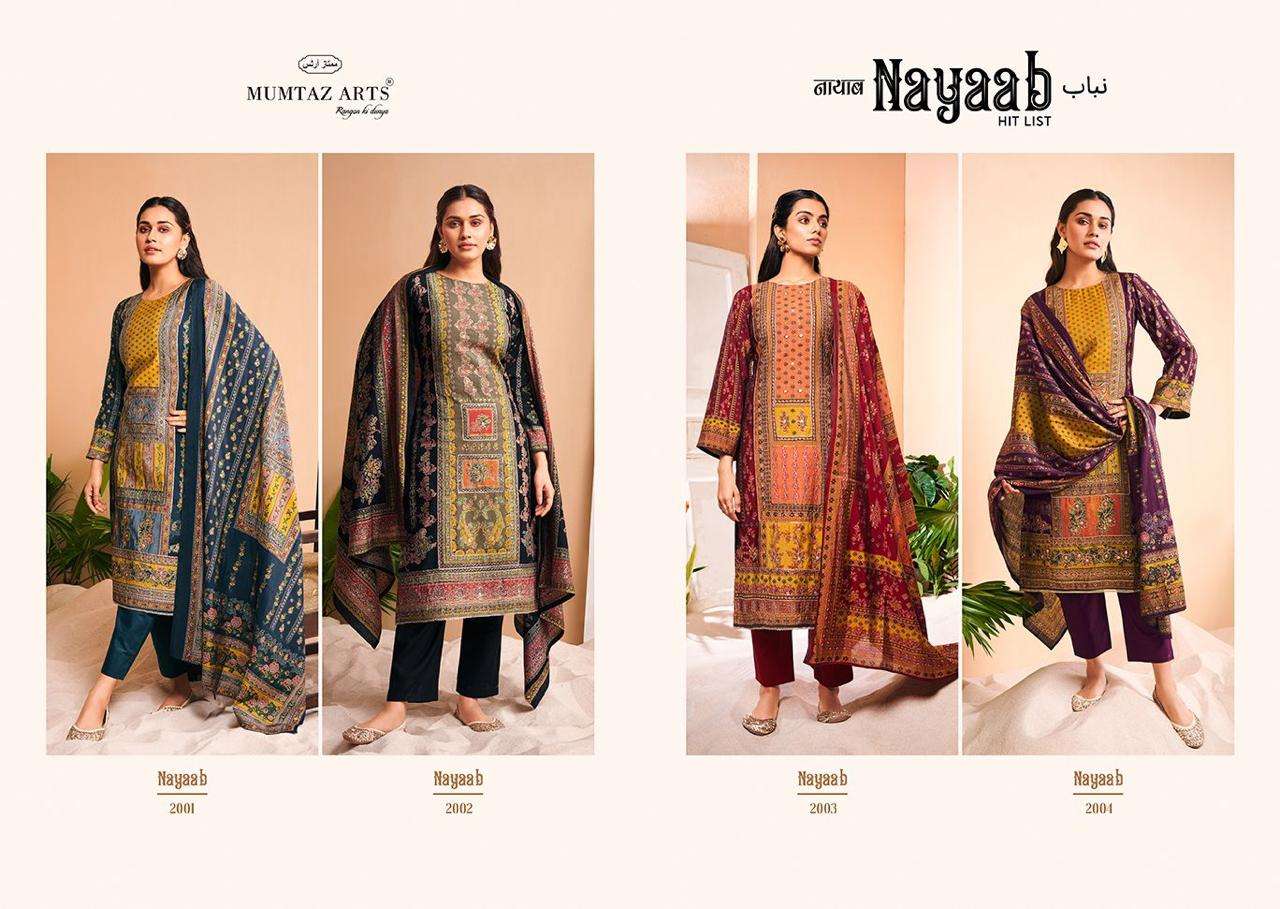 Mumtaz Nayaab Hit List Muslin Designer Salwar Kameez Wholesale catalog