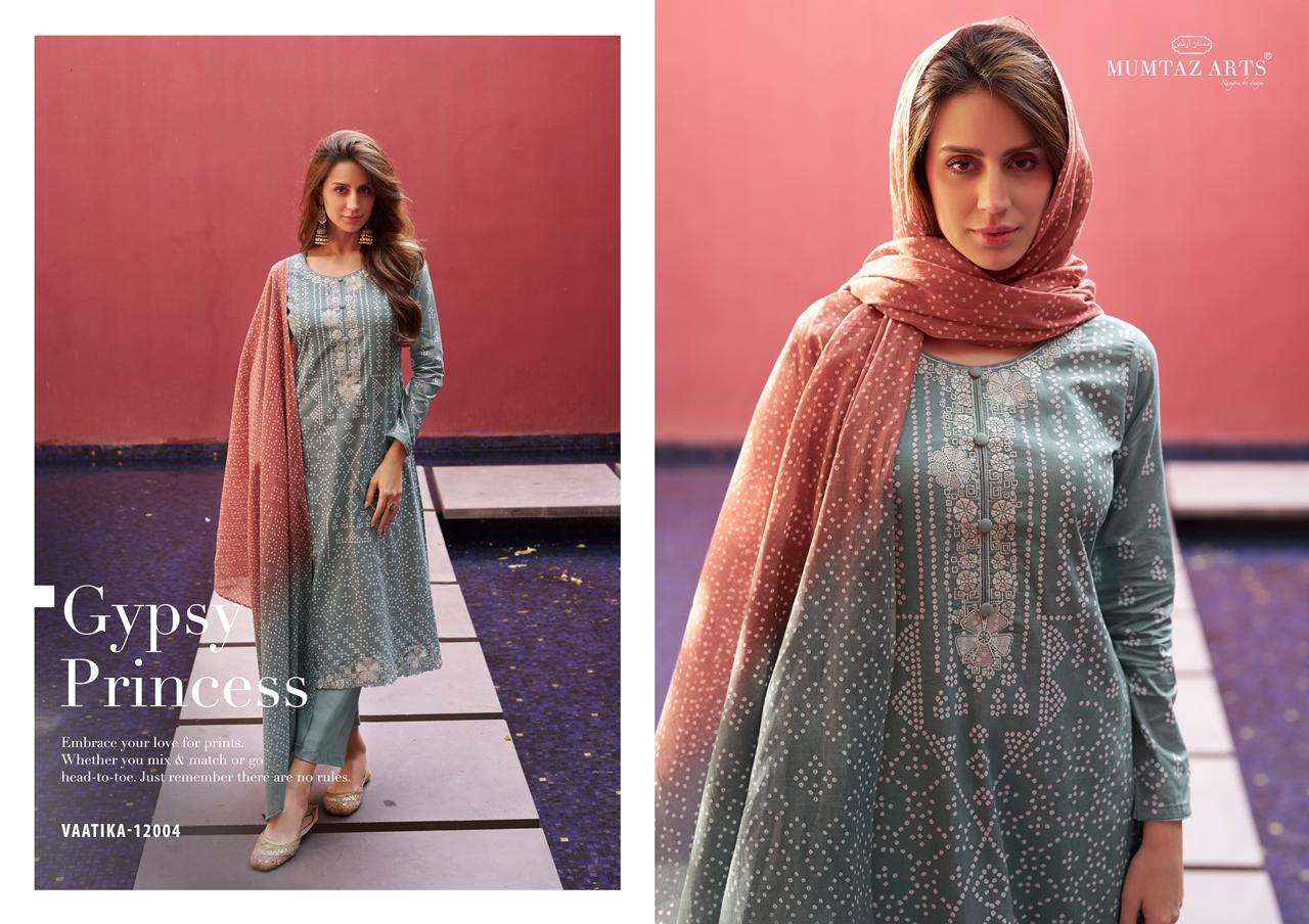 Mumtaz Vaatika Cotton Digital Printed Dress Material Wholesale catalog