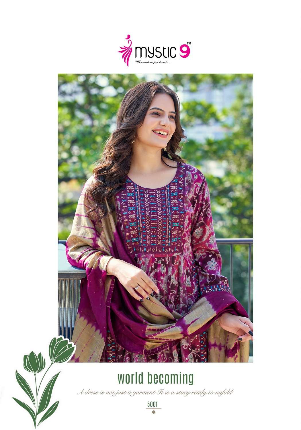 MYSTIC 9 SARA vol -5 Kurti Wholesale catalog