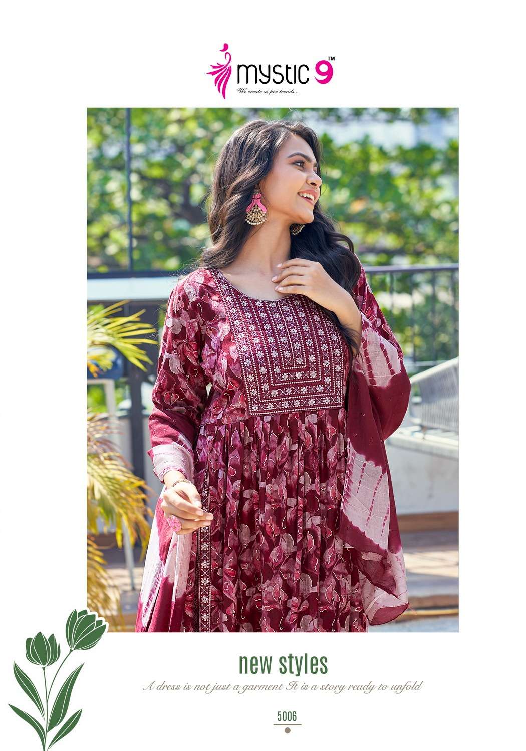 MYSTIC 9 SARA vol -5 Kurti Wholesale catalog