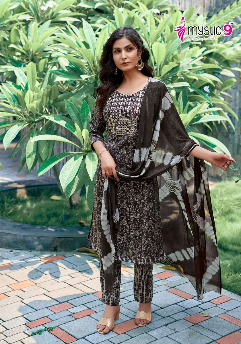 Mystic 9 Shagun Vol-2 – Kurti Pant With Dupatta - Wholesale Catalog