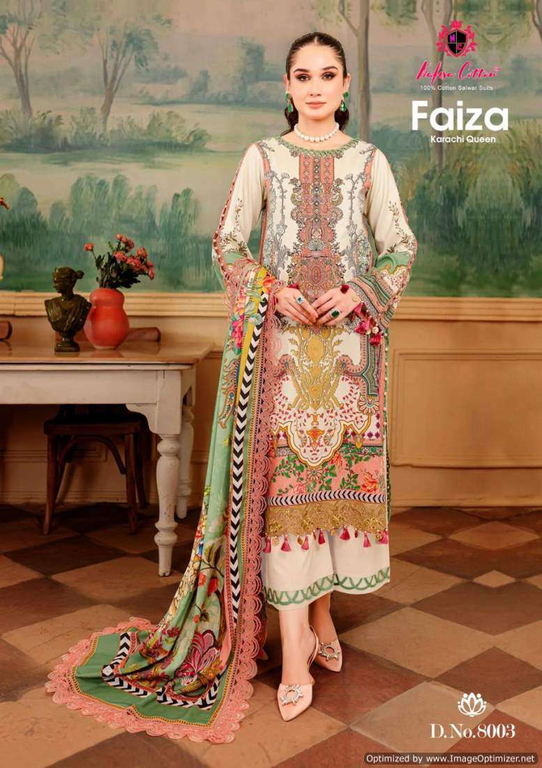 Nafisa Faiza Queen Vol 8 Cotton Dress Material Wholesale catalog