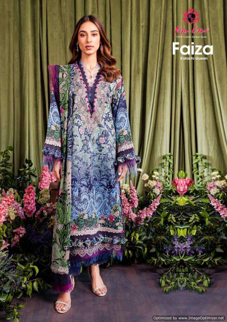 Nafisa Faiza Queen Vol 8 Cotton Dress Material Wholesale catalog