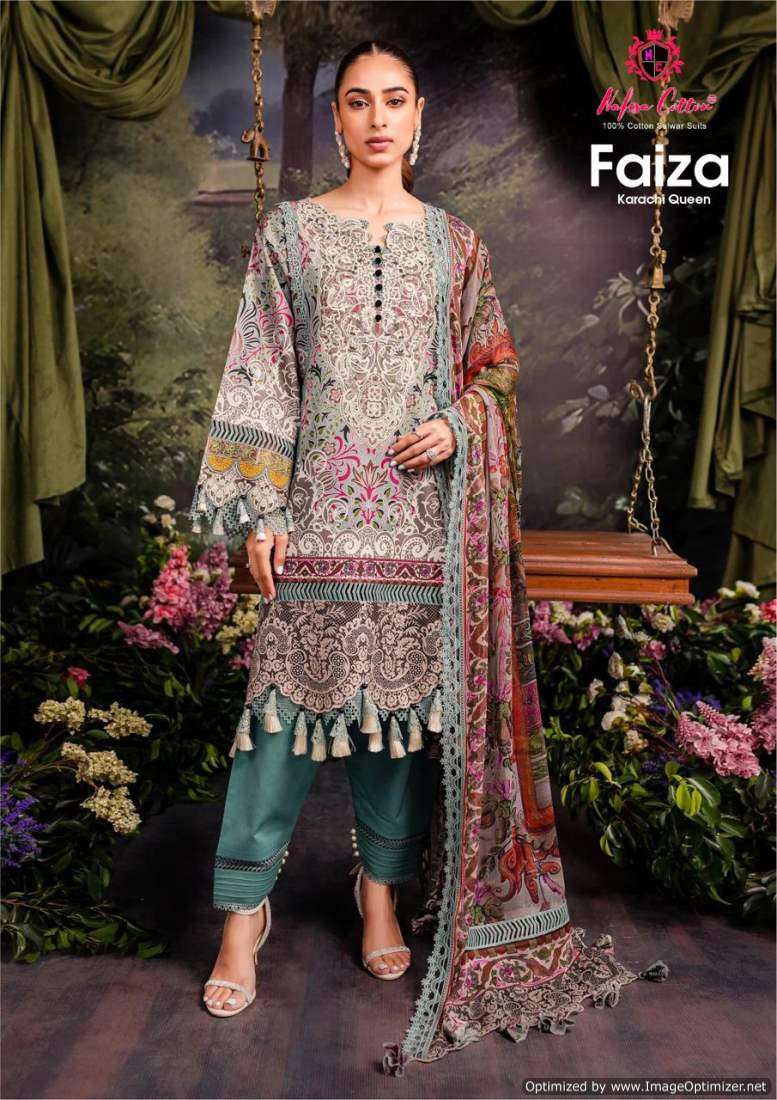 Nafisa Faiza Queen Vol 8 Cotton Dress Material Wholesale catalog