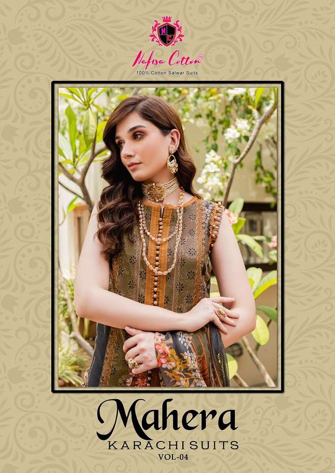 Nafisa Mahera Vol-4 – Karachi Dress Material - Wholesale Catalog