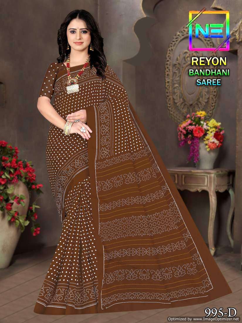 Nemi Rayon Bandhani Sarees - Wholesale Catalog