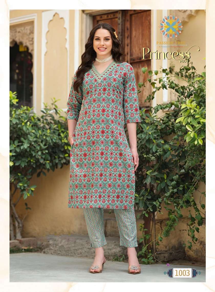 Passion Tree Princess Vol-1 – Kurti With Pant  Wholesale Catalog