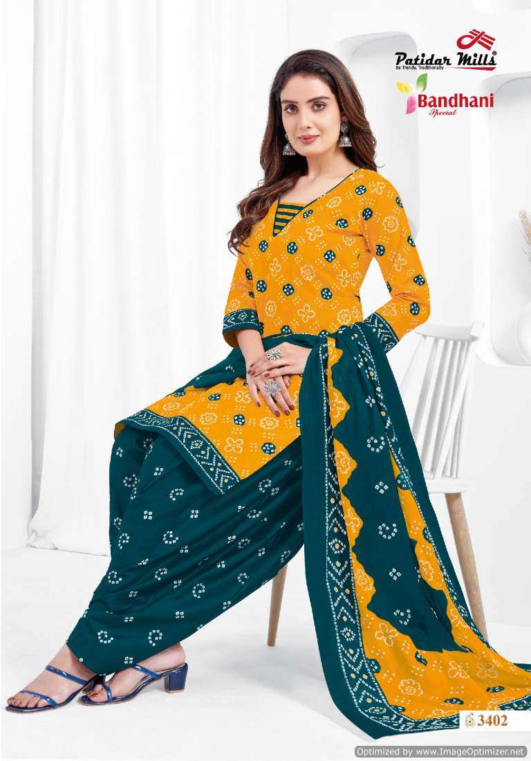 Patidar Mills Bandhani Special Vol-34 – Dress Material - Wholesale Catalog